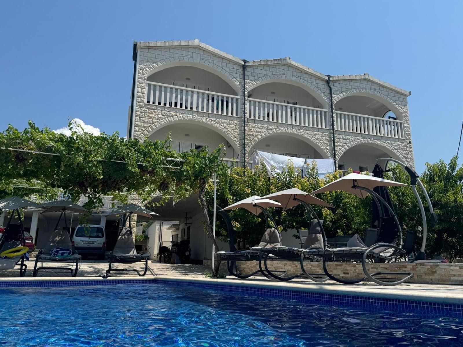 Unforgettable Sea View Apartments Bakota Podstrana Exteriör bild